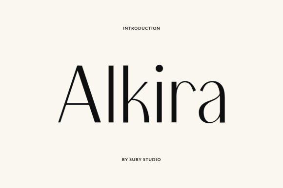 Alkira: A Modern Sans Serif Font for Editorial Design