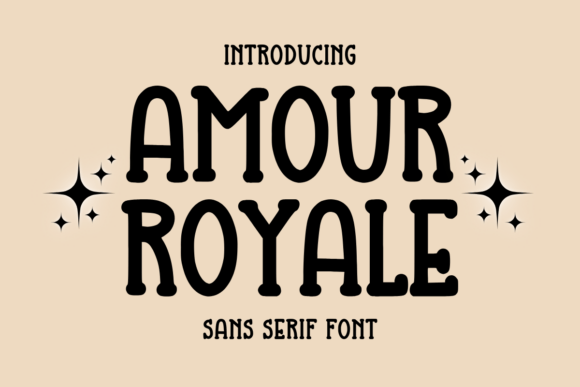 Amour Royale: A Playful Typeface for Modern Editorial Design
