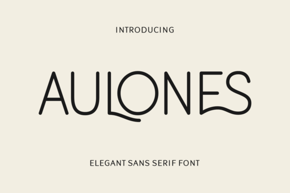Aulones: The Modern Sans Serif Typeface for Bold Campaigns