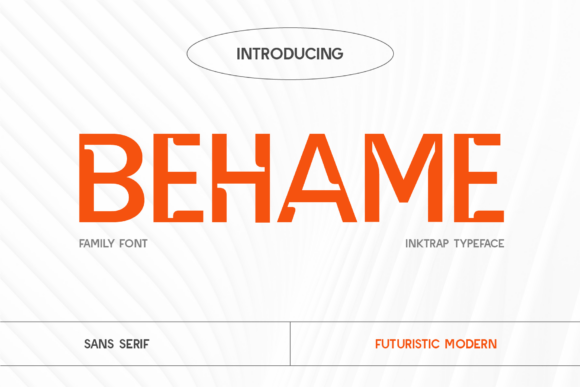 Behame: A Modern Sans Serif Typeface for Editorial Design