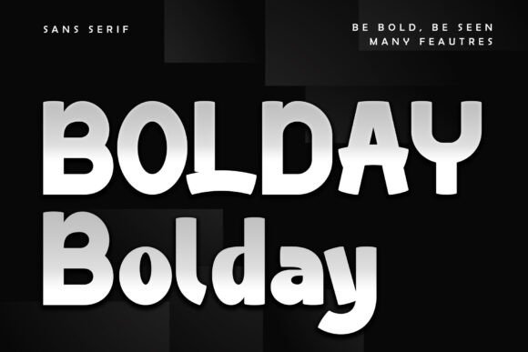 Bolday: A Modern Sans Serif Font for Web Design