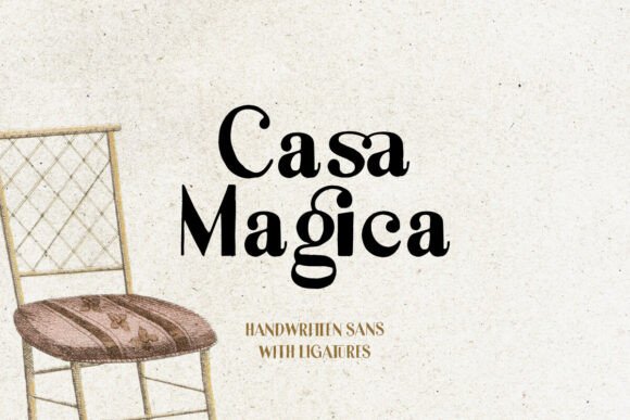 Casa Magica: A Cozy Handwritten Typeface