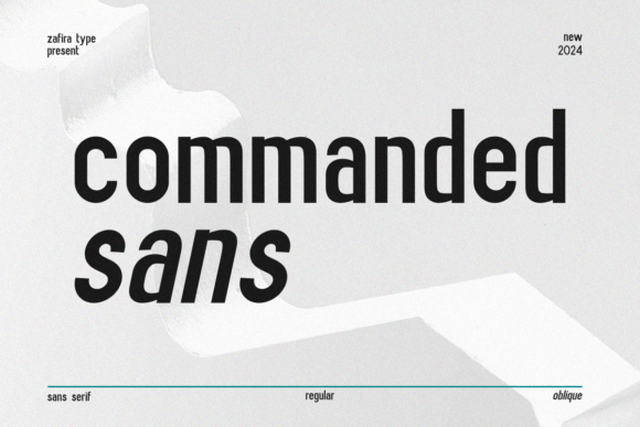 Commanded Sans Typeface for Modern Campaigns