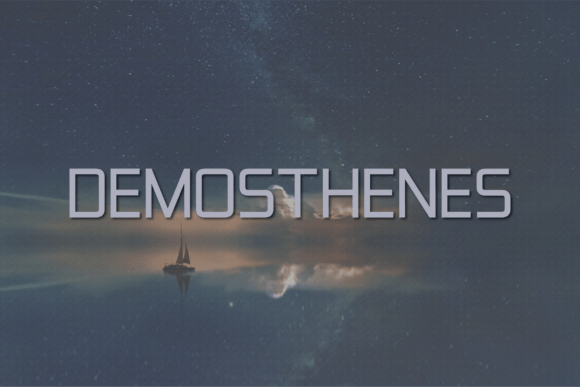 Demosthenes Font for Modern Branding