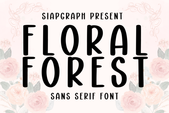 Floral Forest Typeface for Modern Web Design