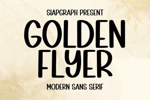 Golden Flyer Font: A Bold Sans Serif for Retro Branding