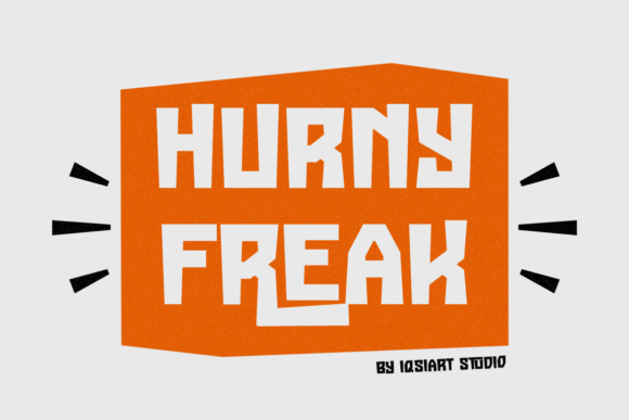 Hurny Freak: A Bold Typeface for Modern Editors