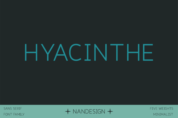 Hyacinthe Font: Elegant Sans Serif for Makers