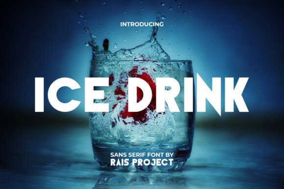 Ice Drink Typeface for Bold Branding