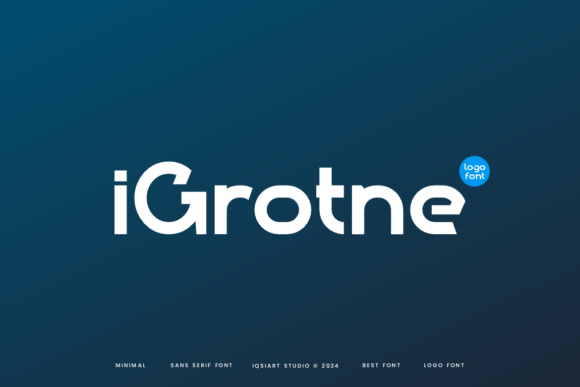 Igrotne: A Modern Sans Serif Font for Small Business Branding