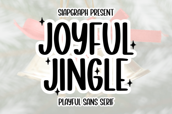 Joyful Jingle Typeface for Festive Editorial Design
