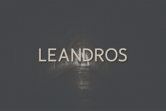 Leandros: A Modern Typeface for Editorial Design