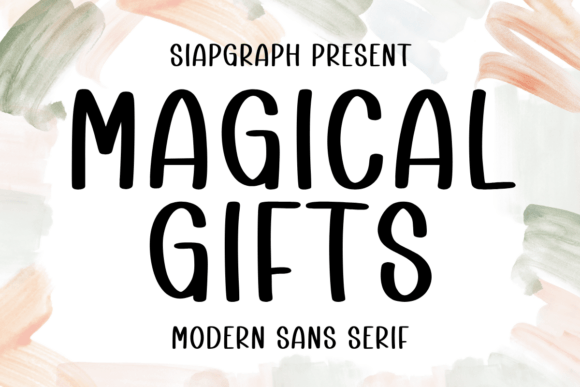 Magical Gifts Typeface for Playful Web Design