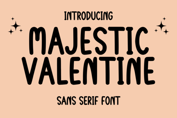 Majestic Valentine: A Playful Sans Serif Typeface for Web Design