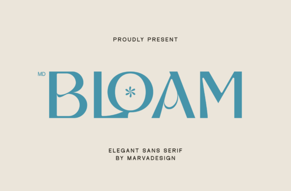 Md Bloam: The Elegant Sans Serif Typeface for Modern Campaigns