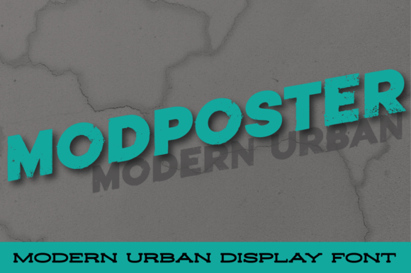 Modposter: A Bold Sans Serif Typeface for Modern Web Design