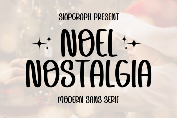 Noel Nostalgia: A Bold Sans Serif Typeface