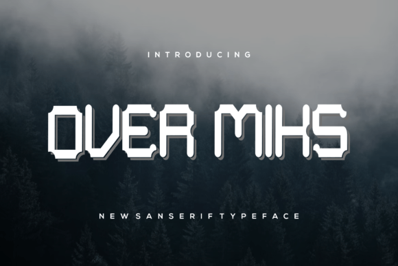 Over Miks: A Modern Typeface for Bold Brands