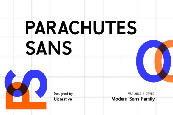Parachutes Sans: A Modern Typeface for Editorial Design