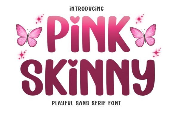 Pink Skinny Font Review for Modern Makers
