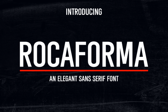 Rocaforma Typeface for Modern Branding