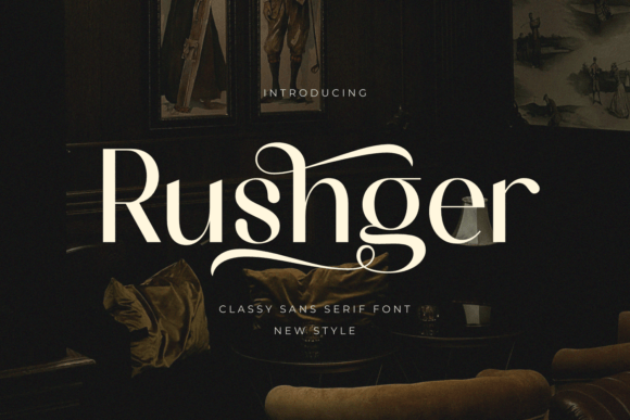 Rushger: A Modern Sans Serif Font for Web Design