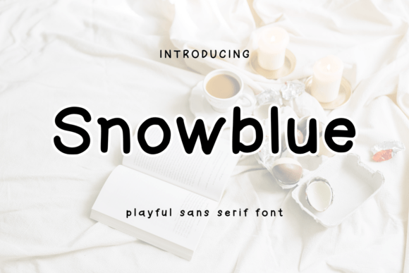 Snowblue: A Festive Sans Serif Font for Makers