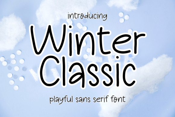 Winter Classic Font for Holiday Branding