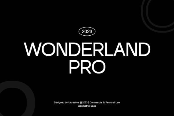 Wonderland Pro: A Modern Typeface for Elegant Branding