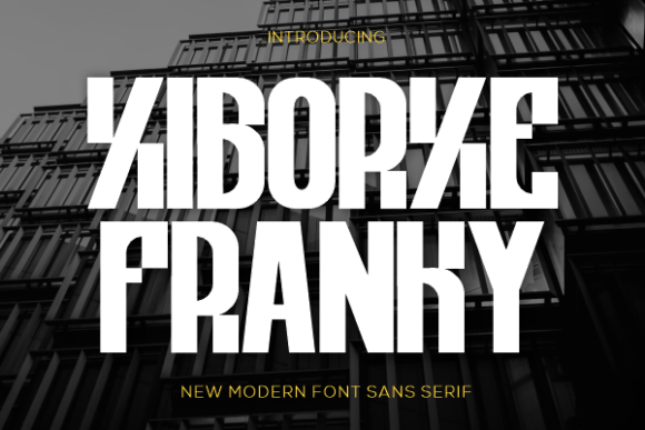 Xiborxe Franky: A Bold Sans Serif Font for Makers